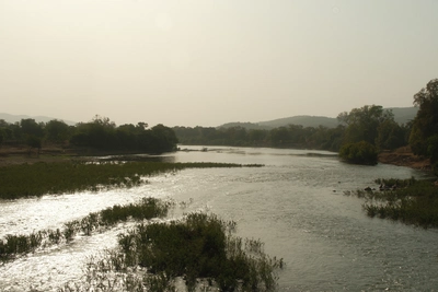 Gambia Fluss im Nationalpark